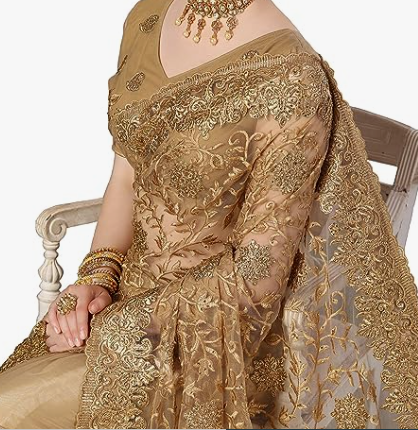 Rose Gold Saree